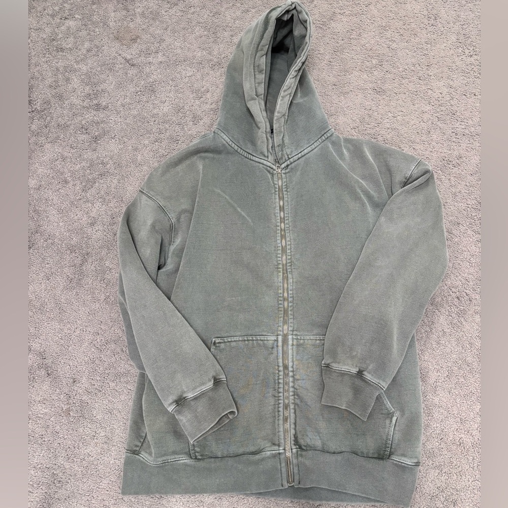 Brandy Melville Christy Oversized Zip Up Hoodie